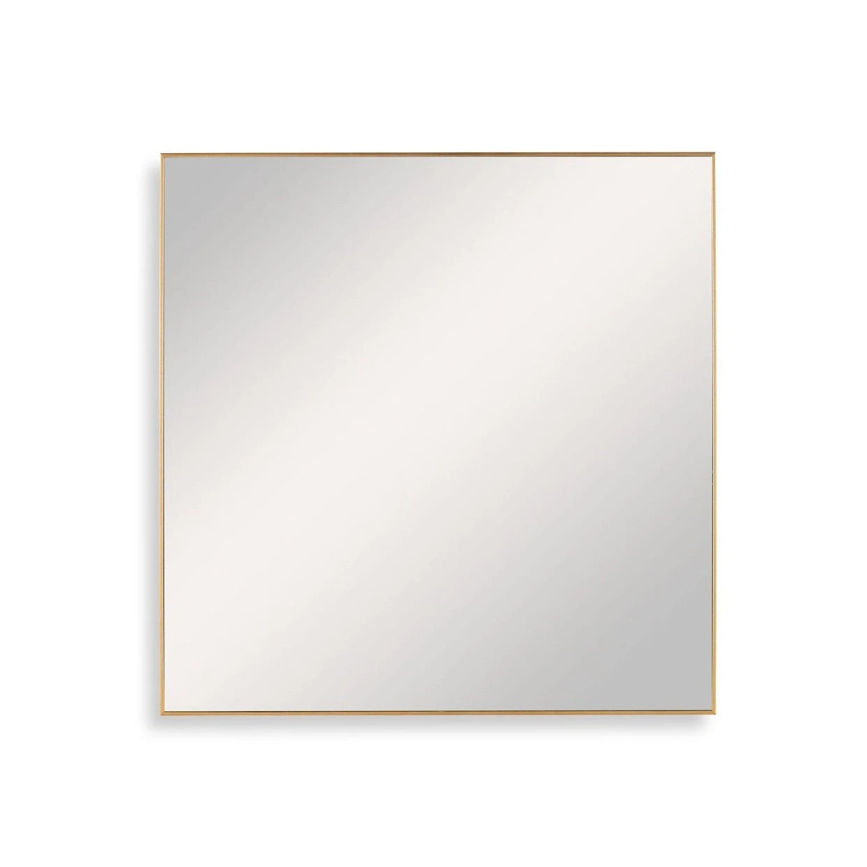 Alexo Square Mirror-Gold: Available at City Home PDX