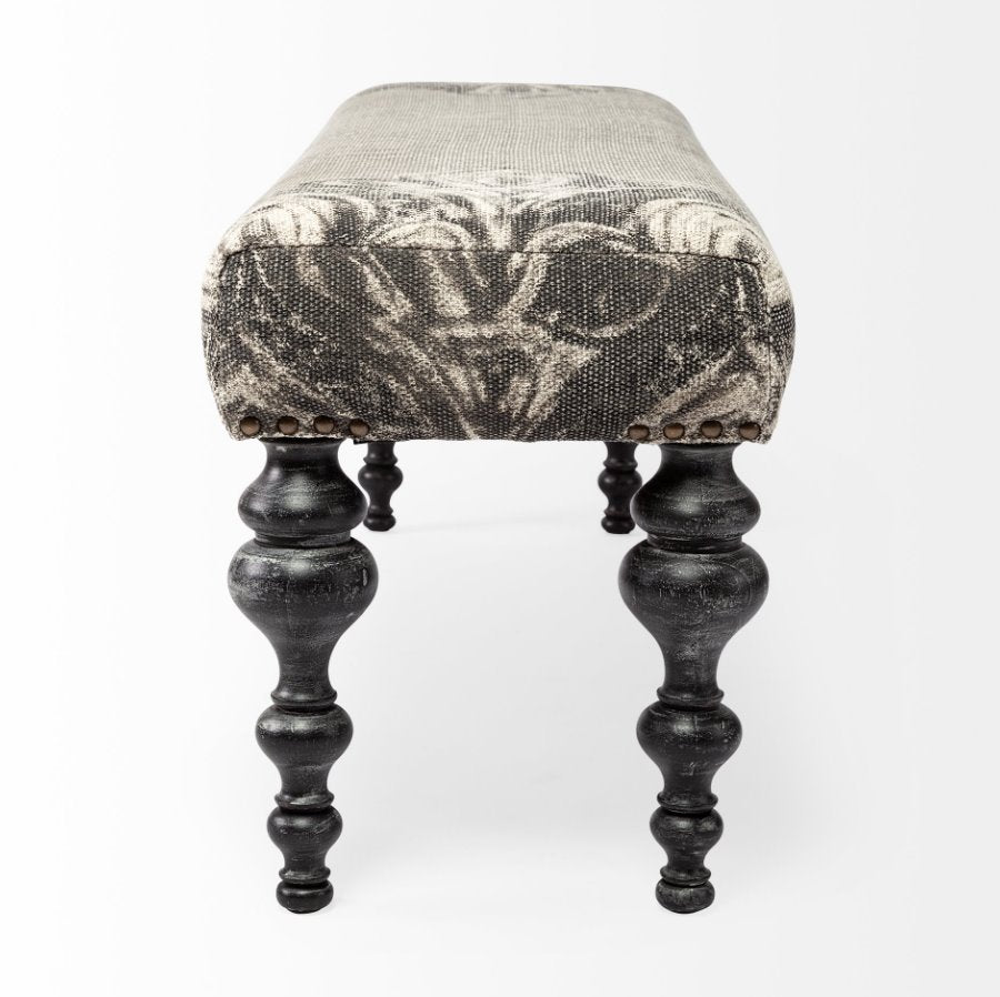 Alhambra Accent Bench: Product Side View