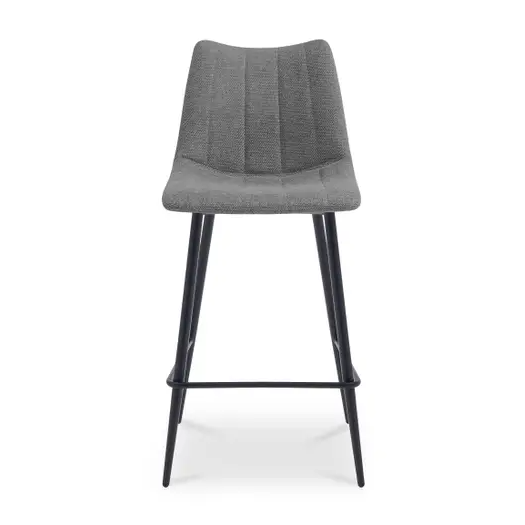 Alibi Bar Stool-Dark Grey: Front Product View