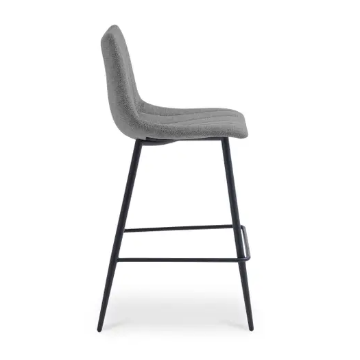 Alibi Bar Stool-Dark Grey: Product Side View