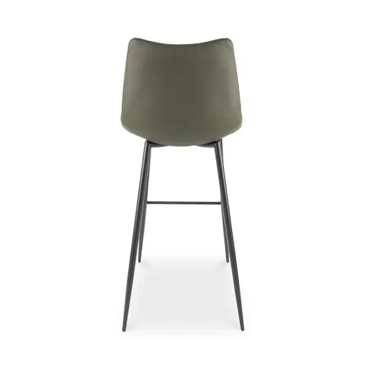 Alibi Bar Stool-Dark Green: Product Back View