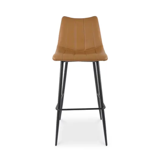 Alibi Bar Stool-Tan: Front Product View