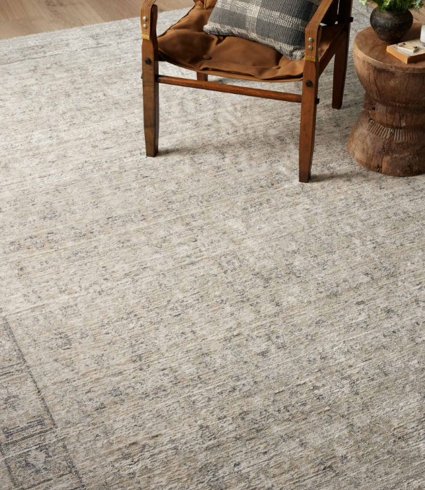Amber Lewis X Loloi Alie Rug in Taupe/Dove: Product View