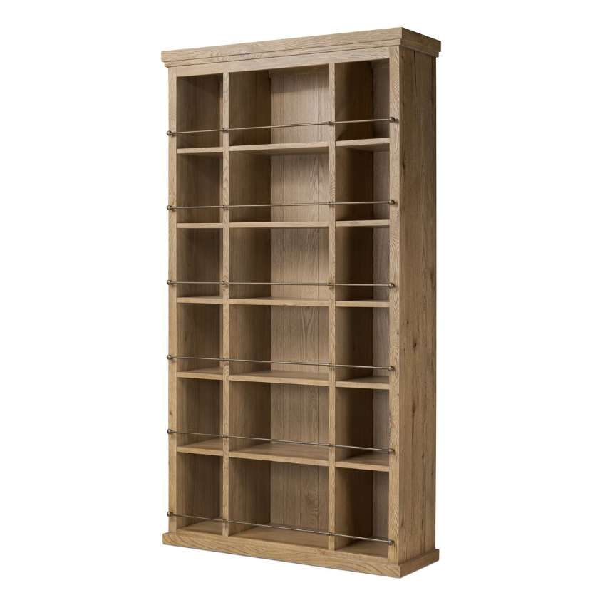 Amber Lewis X Four Hands Alistair Bookcase-WORN OAK THIN VENEER: Product View