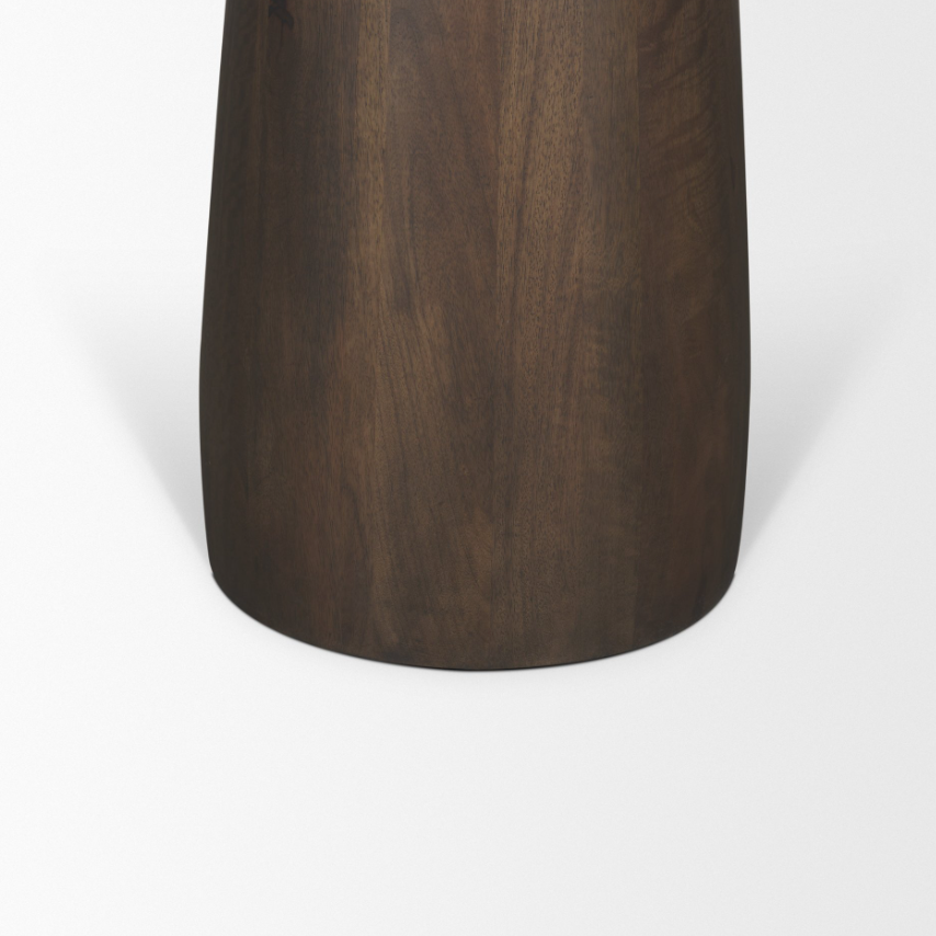 Allyson 32" Round Bistro Table: Up-Close Pedestal Base View