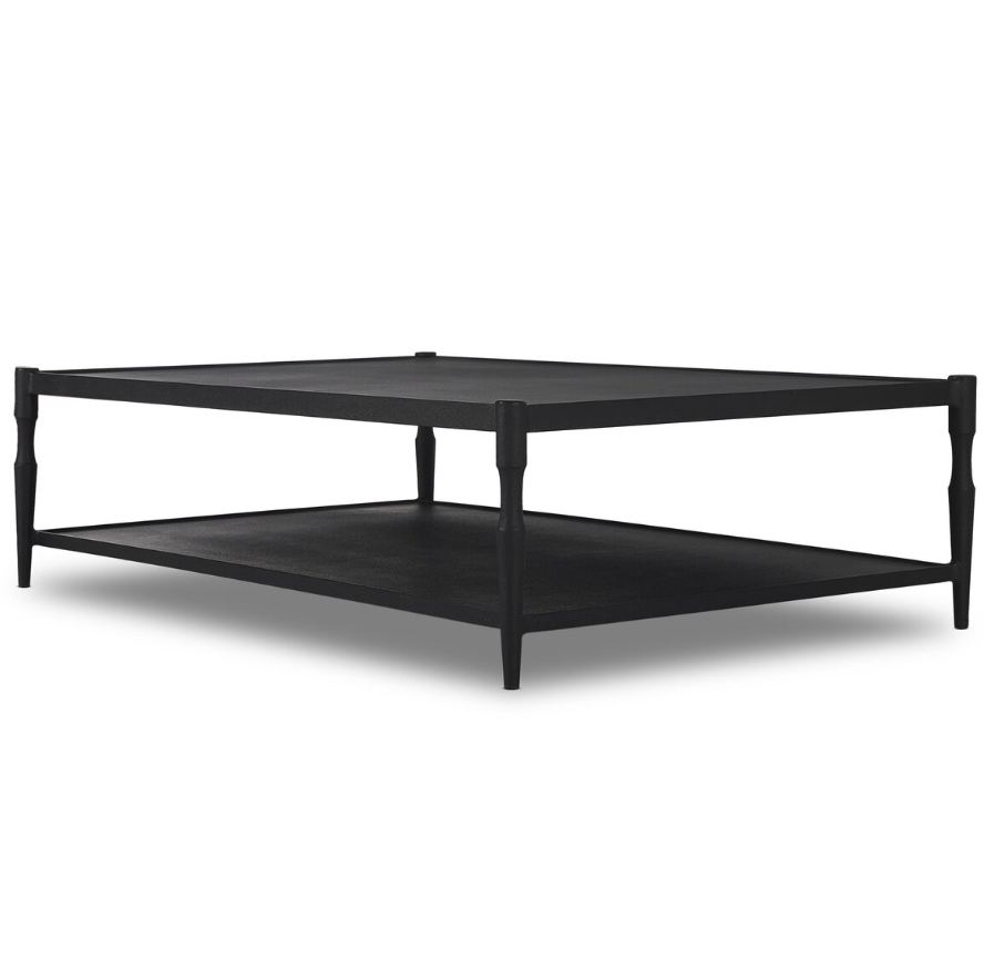 Amber Lewis x Four Hands Augusta Coffee Table: Product Quarter View