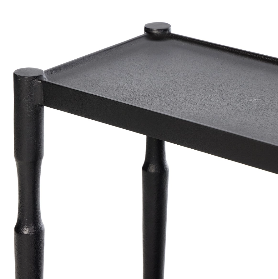 Amber Lewis x Four Hands Augusta Console Table: Tabletop Corner View