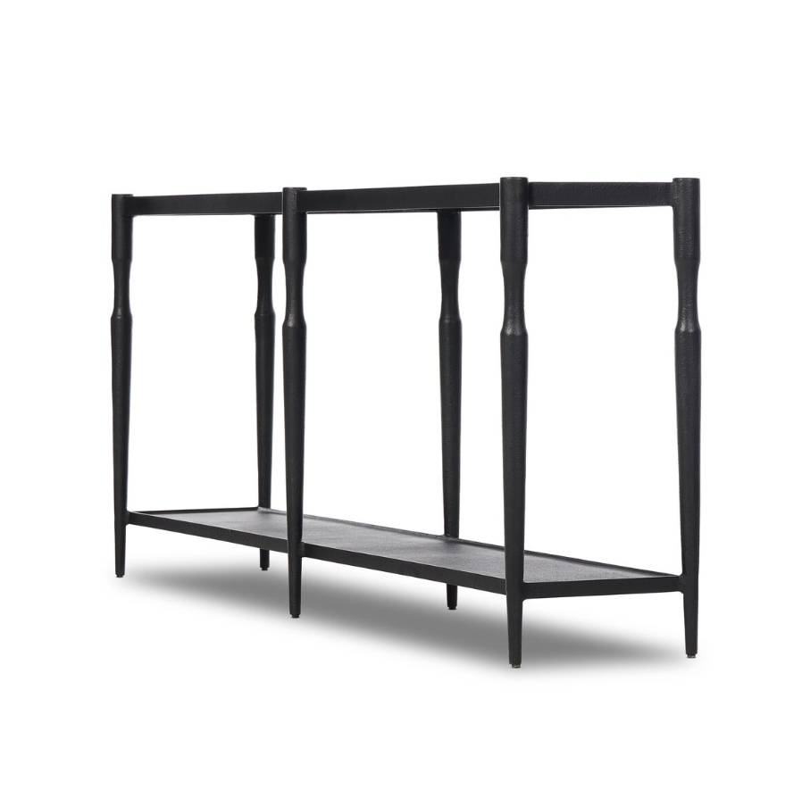Amber Lewis x Four Hands Augusta Console Table: Product Quarter View