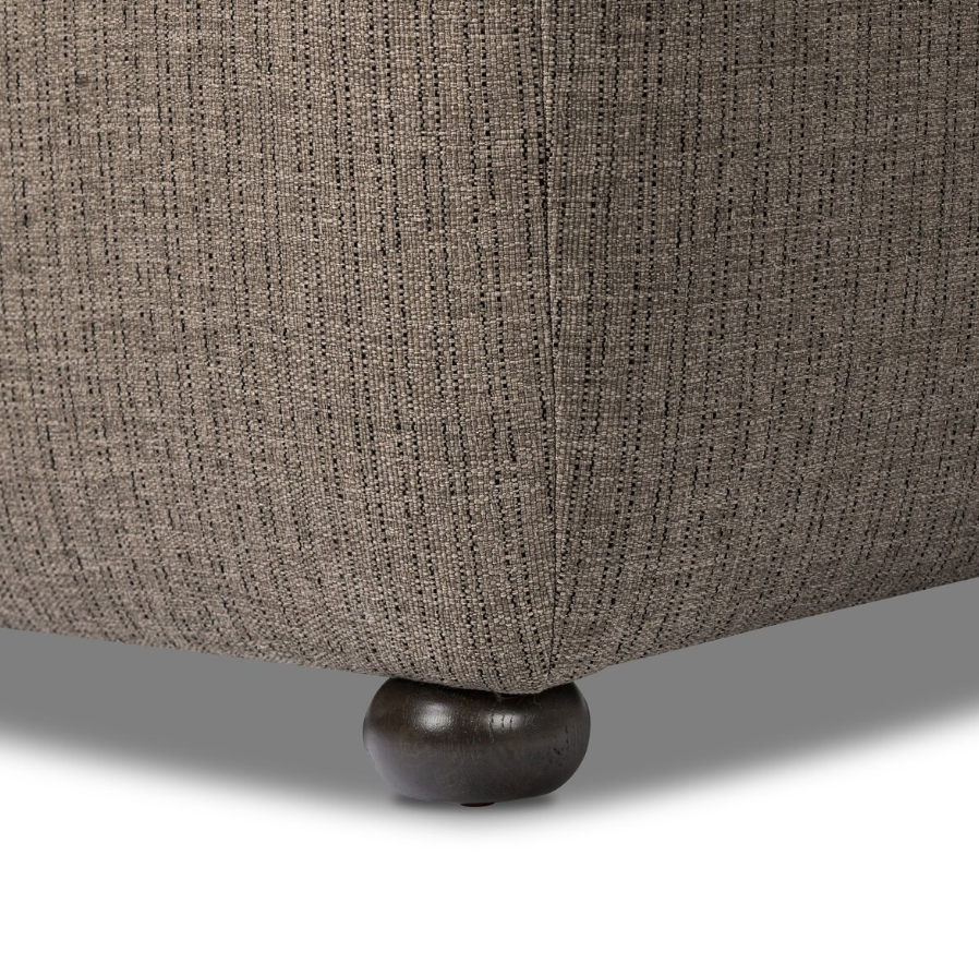 Amber Lewis x Four Hands Kylo Ottoman: Product Legs View