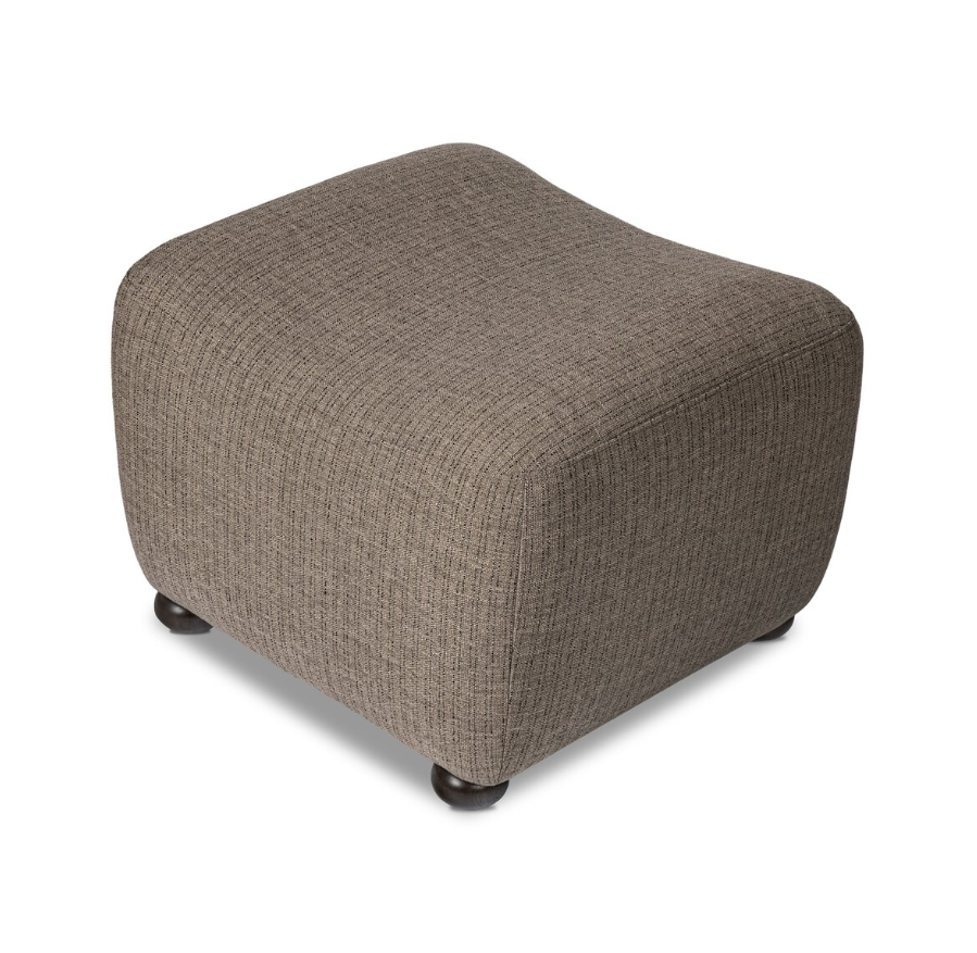 Amber Lewis x Four Hands Kylo Ottoman: Product Quarter View
