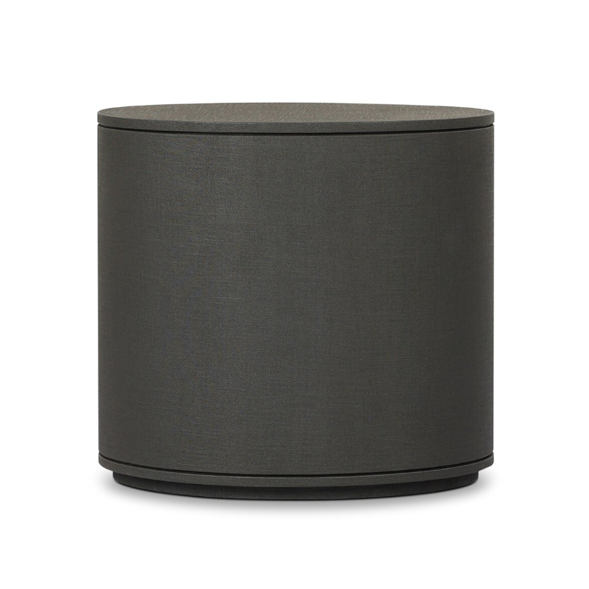 Amelia Oval Nightstand: Product Back View