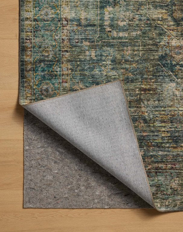 Anniston Rug in Lagoon/Multi: Backing View