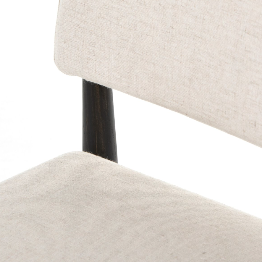Anton Dining Chair-Savile Flax: Up-Close Product View
