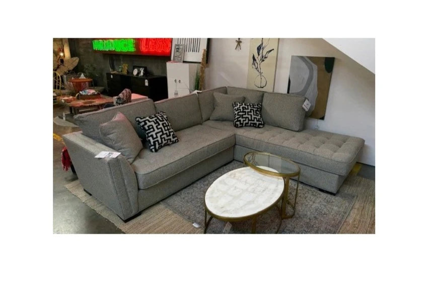 Arcadia Grey Sectional: Available at City Home PDX Outlet 