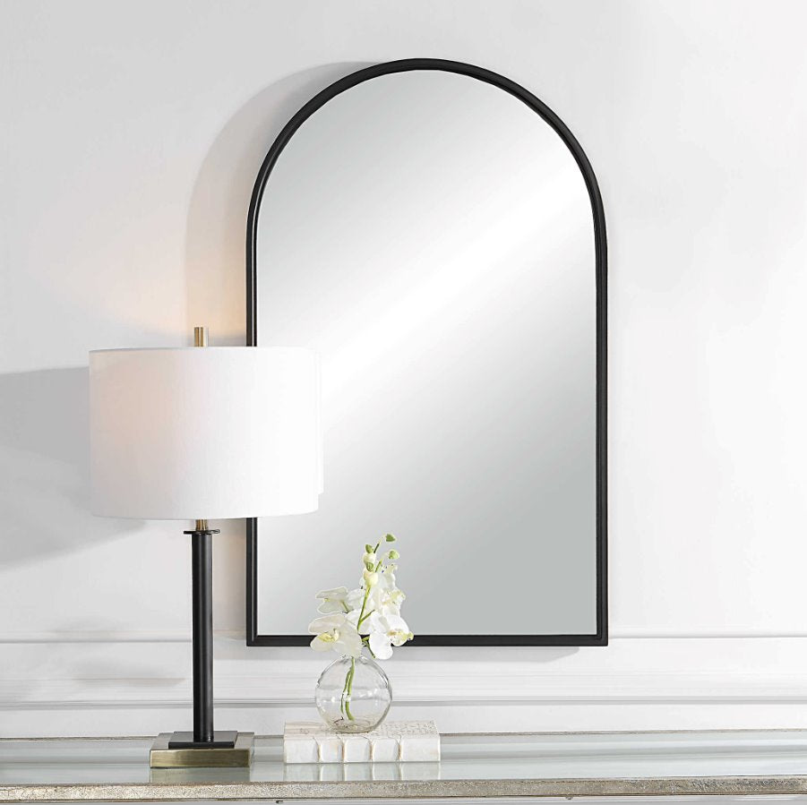Arched Top Framed Mirror: Product Style View