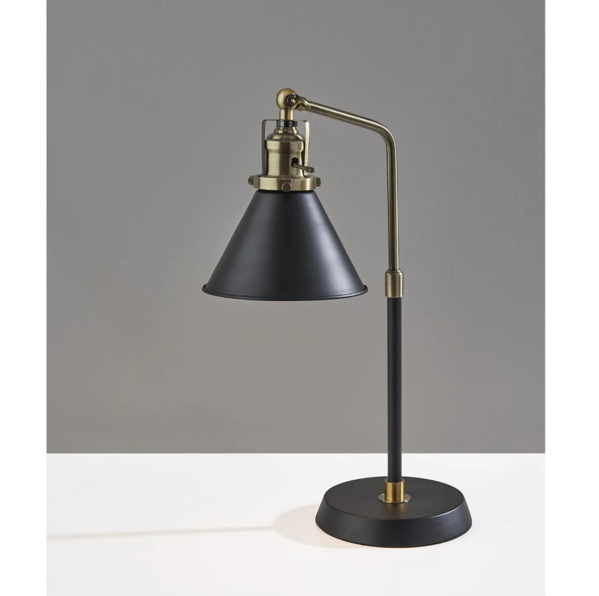Arthur Desk Lamp: Adjustable Shade Light-Off Product View