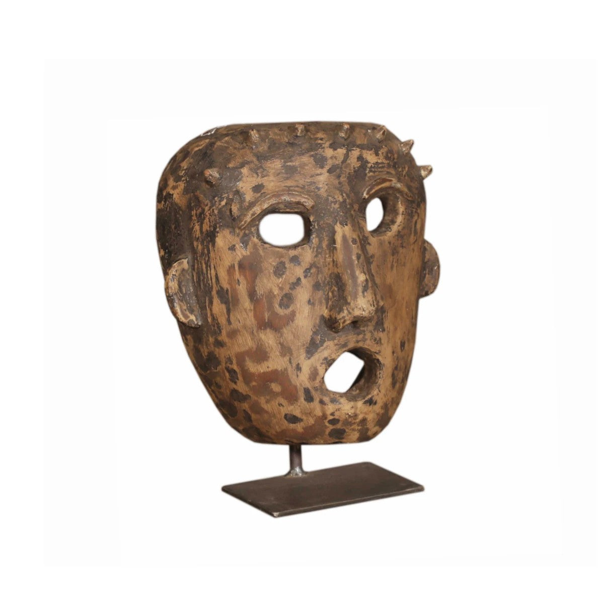 Artisan Crafted Teak Mask-Style Two Product View