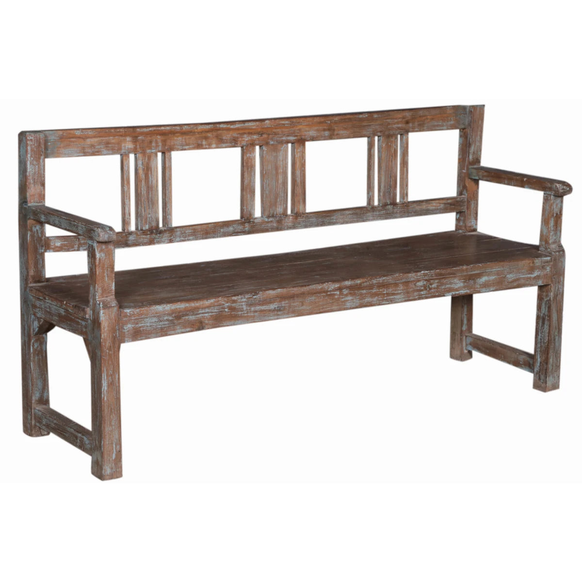 Vintage Teak Bench-Style B: Product View