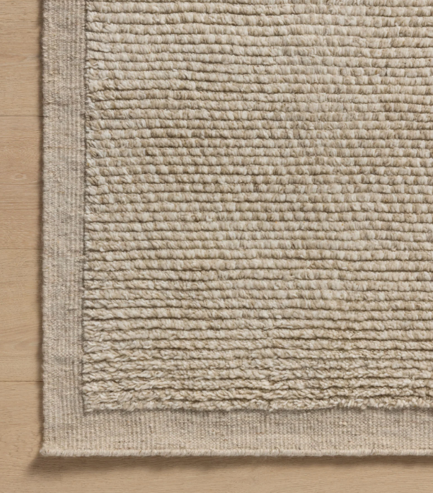 Amber Lewis X Loloi Asher Rug in Dove: Up-Close Product View
