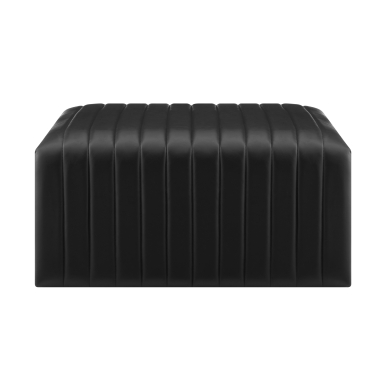 Atkinson Coffee Table/Ottoman-Black: Product Side View