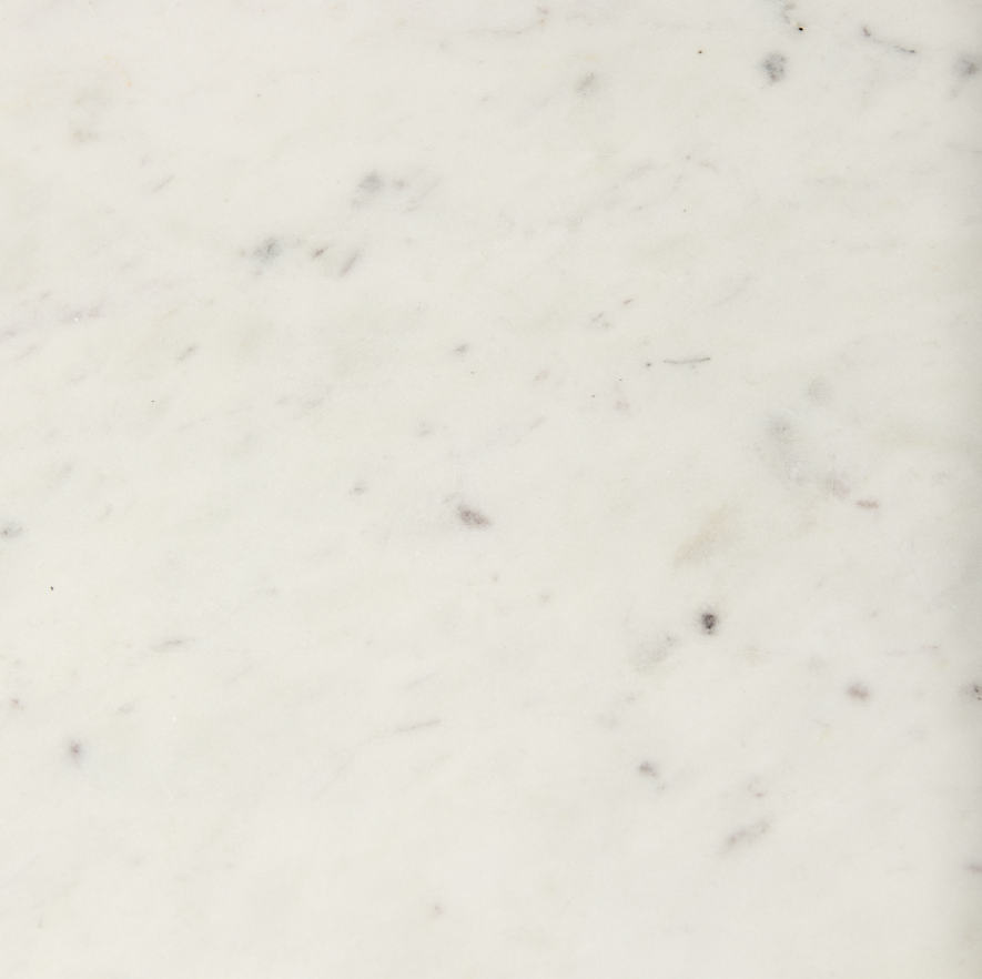 Atticus Nesting Tables: White Marble Tabletops View