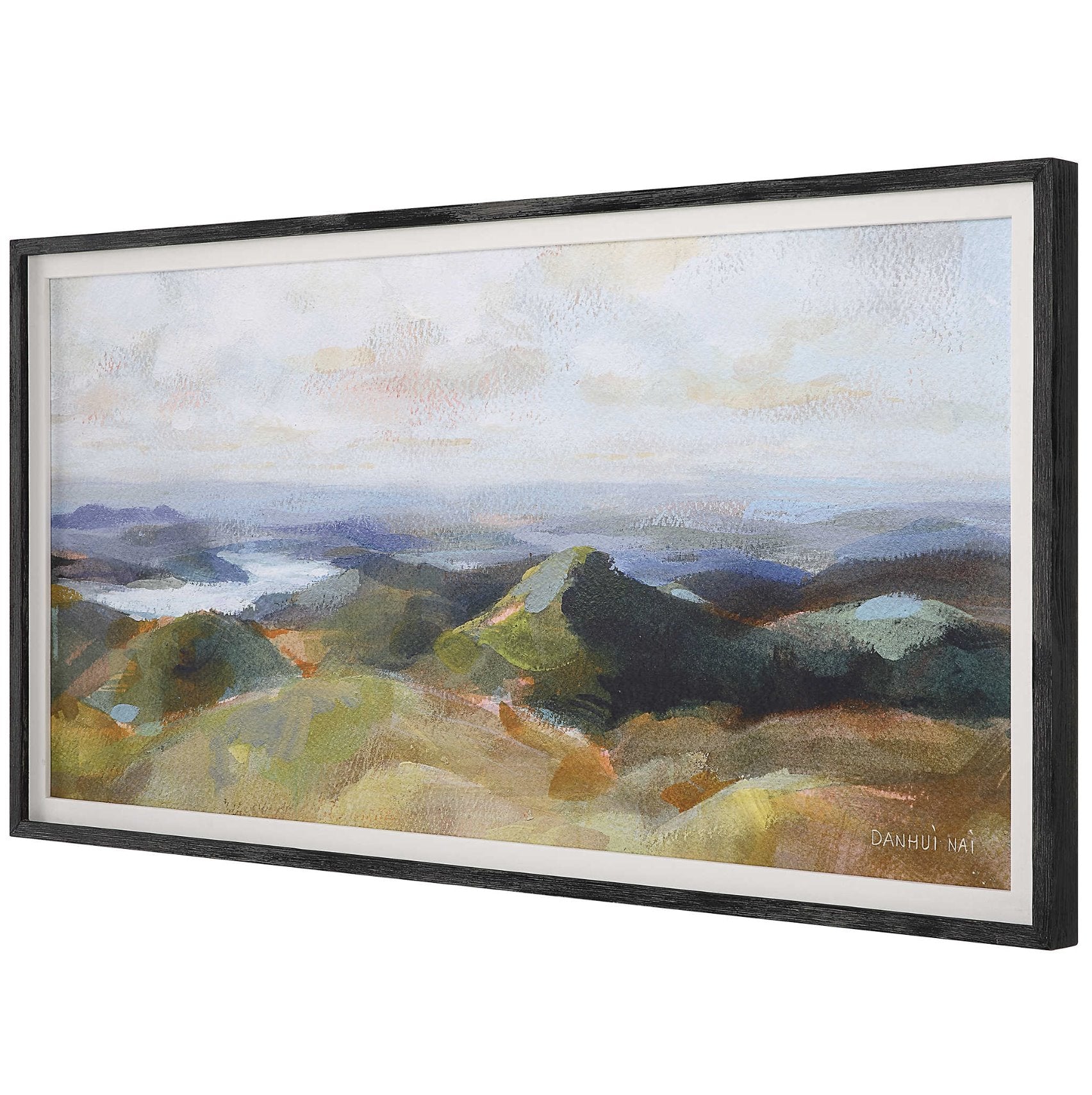 Above the Lakes Framed Print: Product View