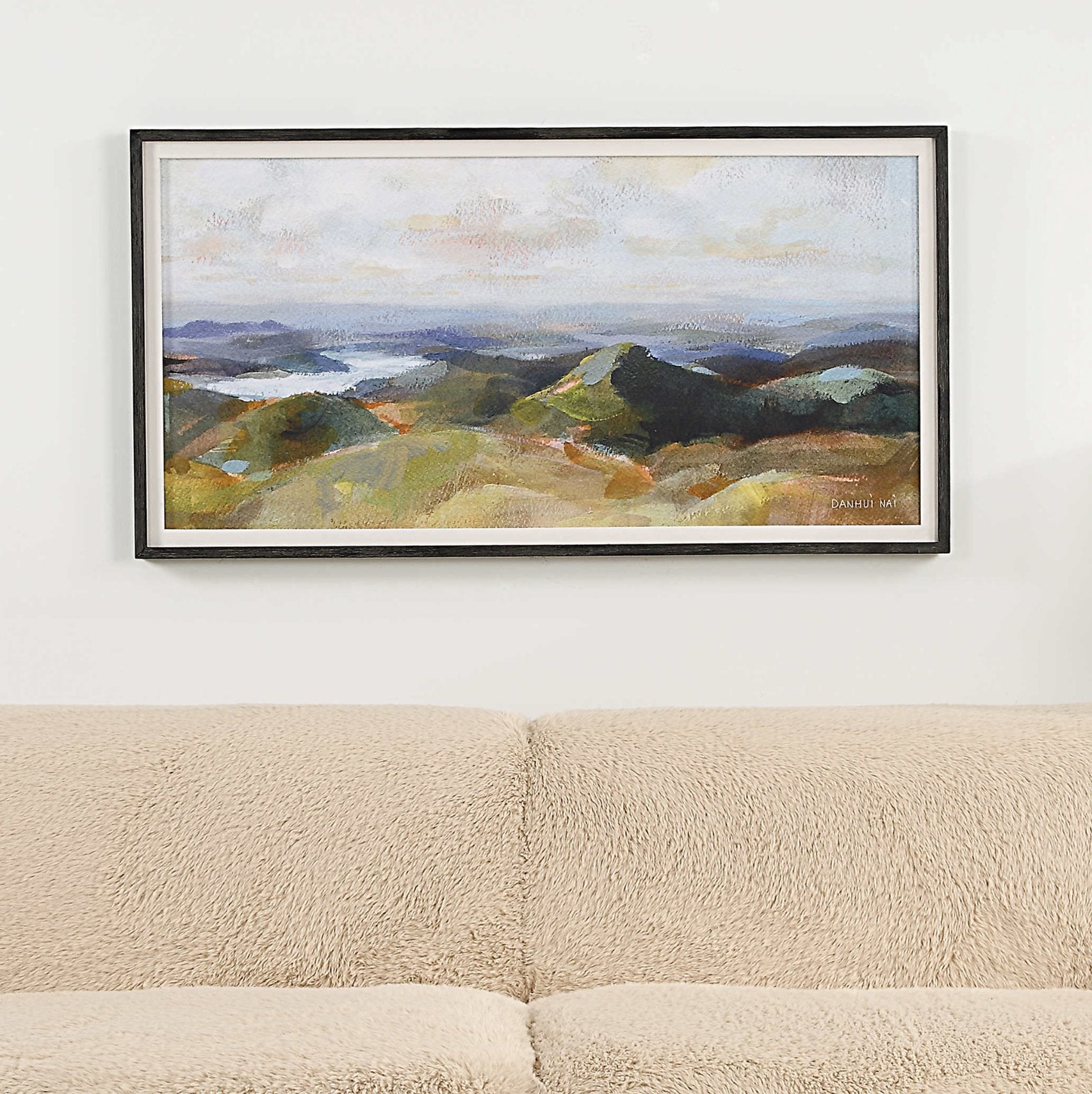 Above the Lakes Framed Print: Front Product Style View