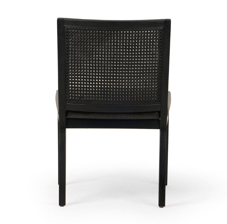 Antonia Armless Dining Chair-Sonoma Black: Product Back View