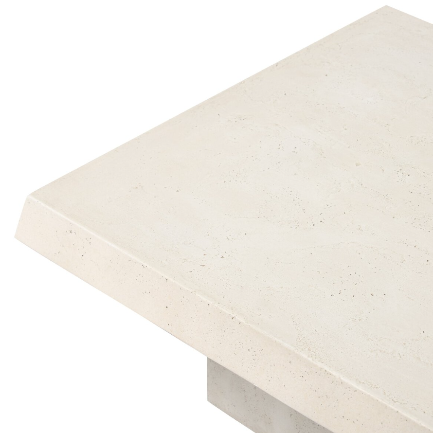 Avila Outdoor Coffee Table: Up-Close Tabletop View