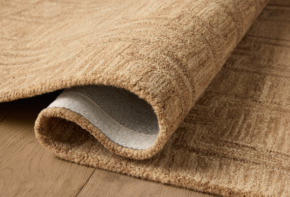 Jeremiah Brent X Loloi Barrow Rug in Camel/Brown - detail view