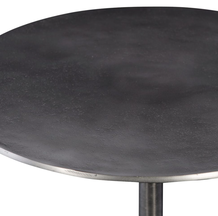 Beacon Accent Table: Tabletop Corner View