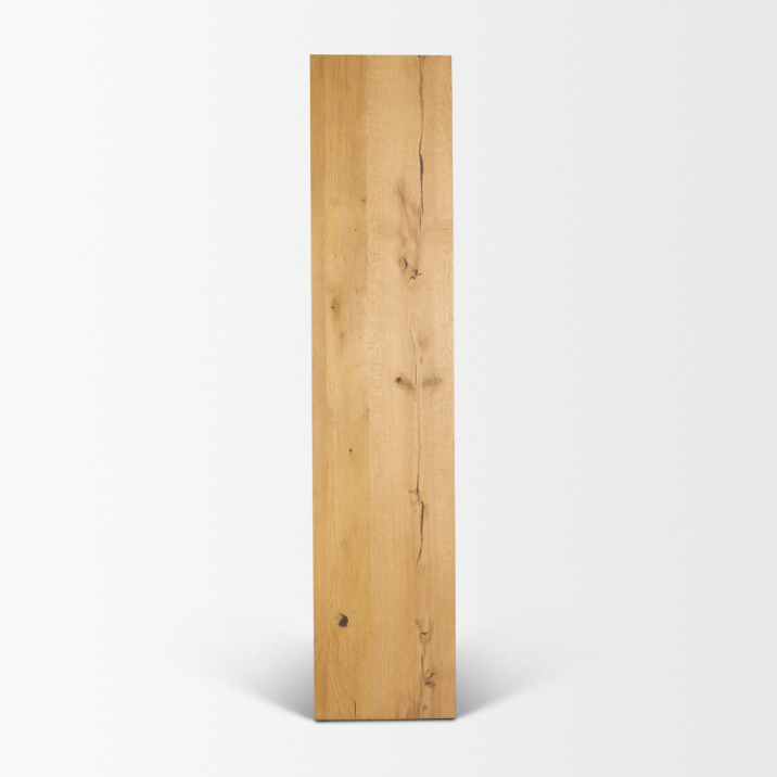 Belford 2 Door Open Shelf Unit: Product Side View
