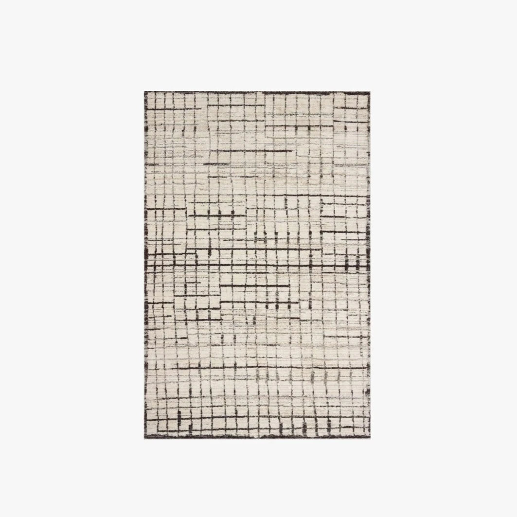 Jeremiah Brent X Loloi Bleecker Rug in Ivory/Charcoal: Available at City Home PDX