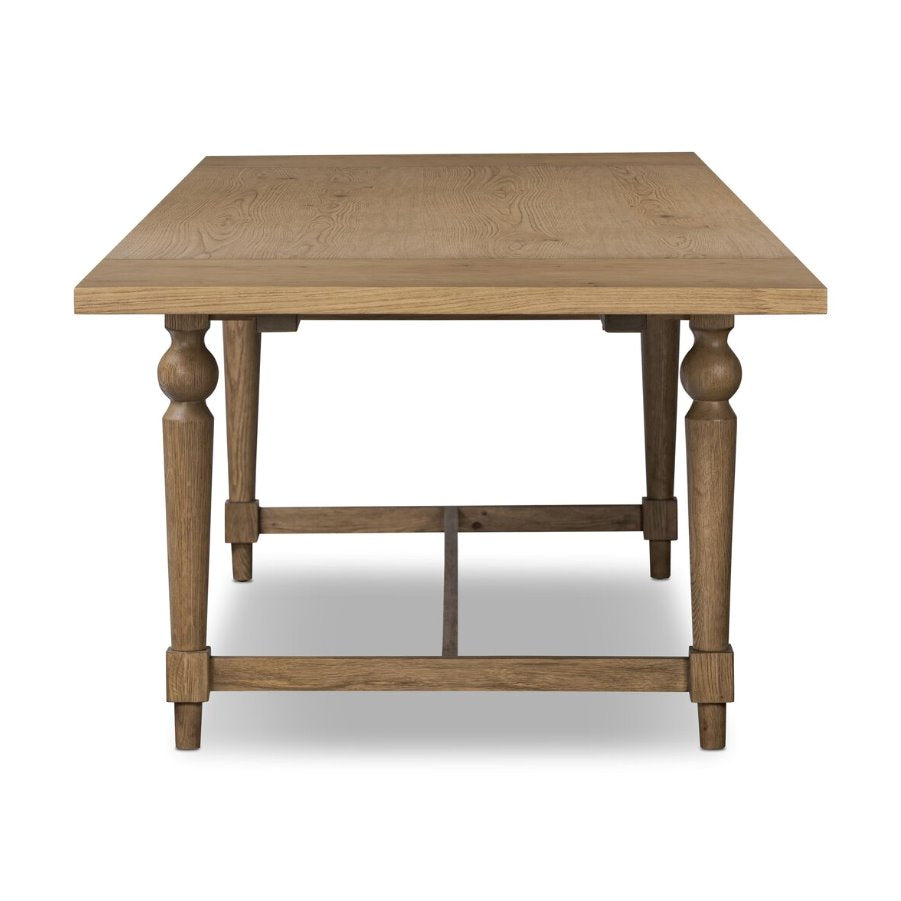 Blinn Extension Dining Table: Product Side View
