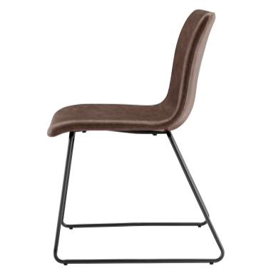 Bruce Dining Side Chair: Product Side View