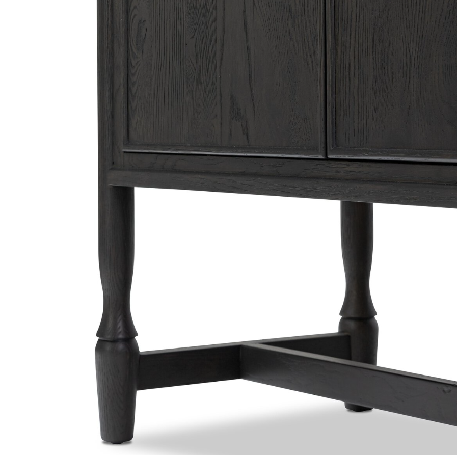 Amber Lewis x Four Hands Bari Bar Cabinet: Product Legs View