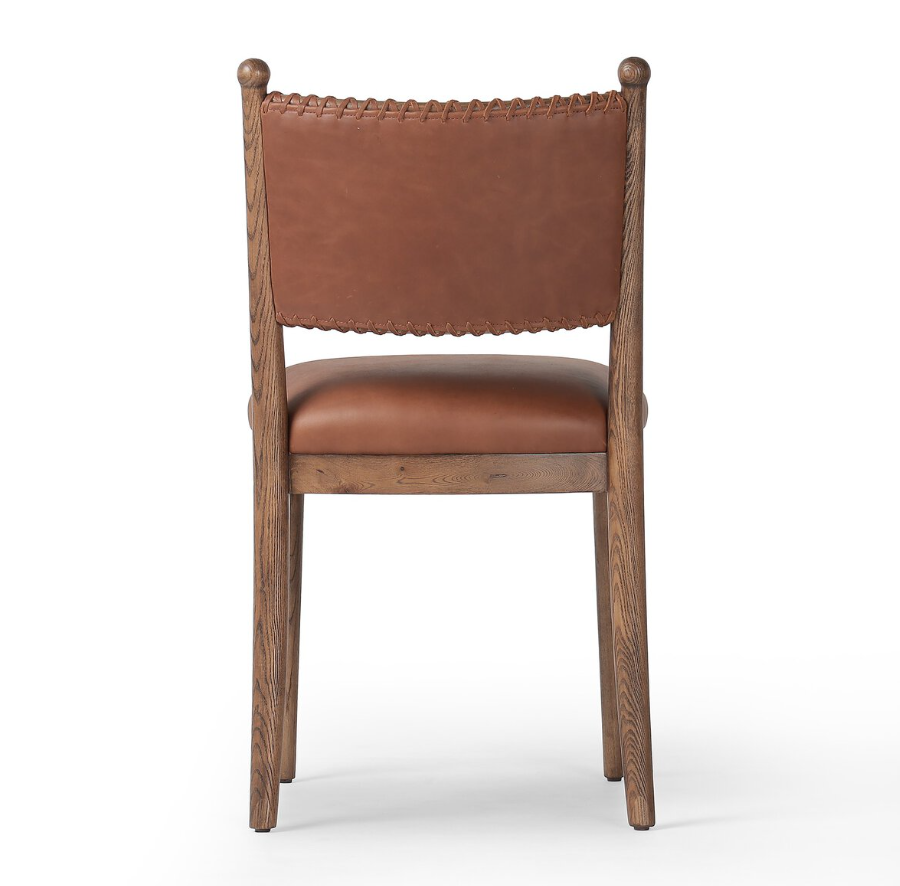 Amber Lewis X Four Hands Bella Dining Chair: Product Back View