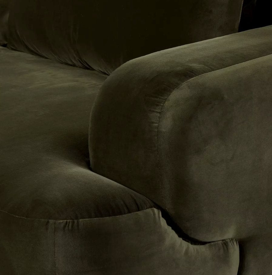 Benito 90" Sofa: Armrest View