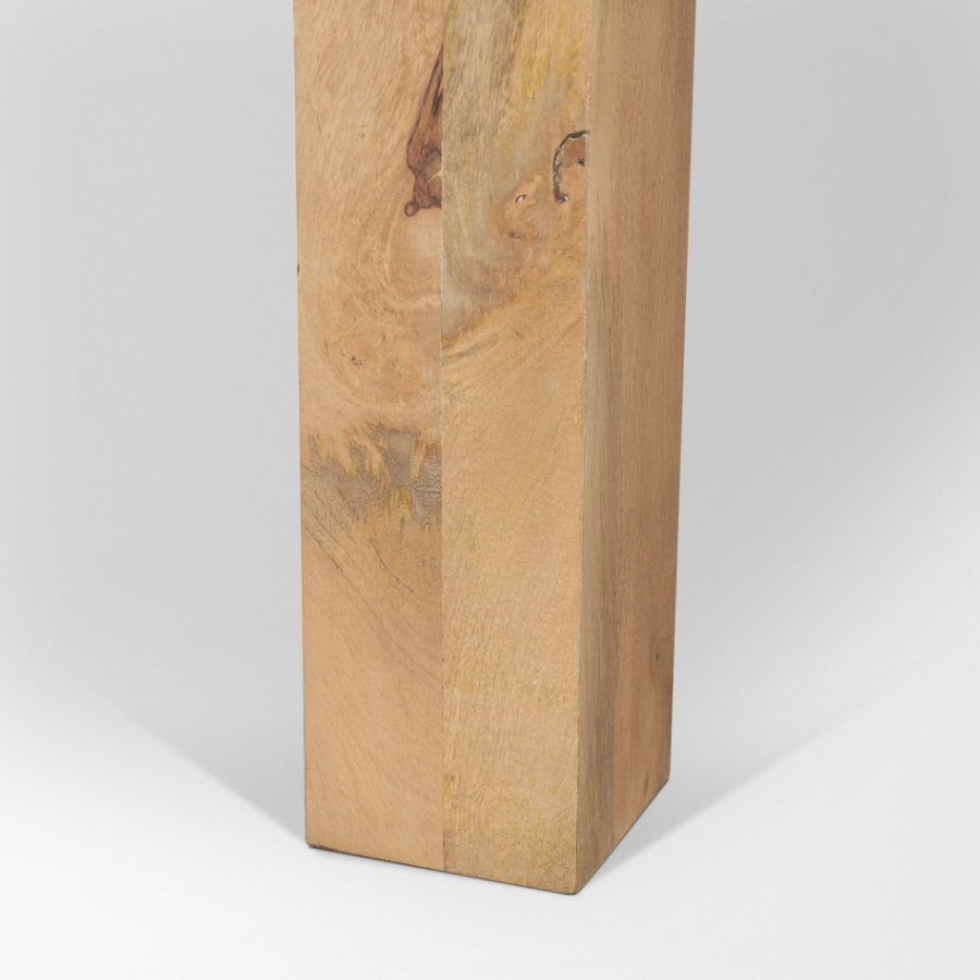 Beth Rectangular Dining Table: Product Legs View