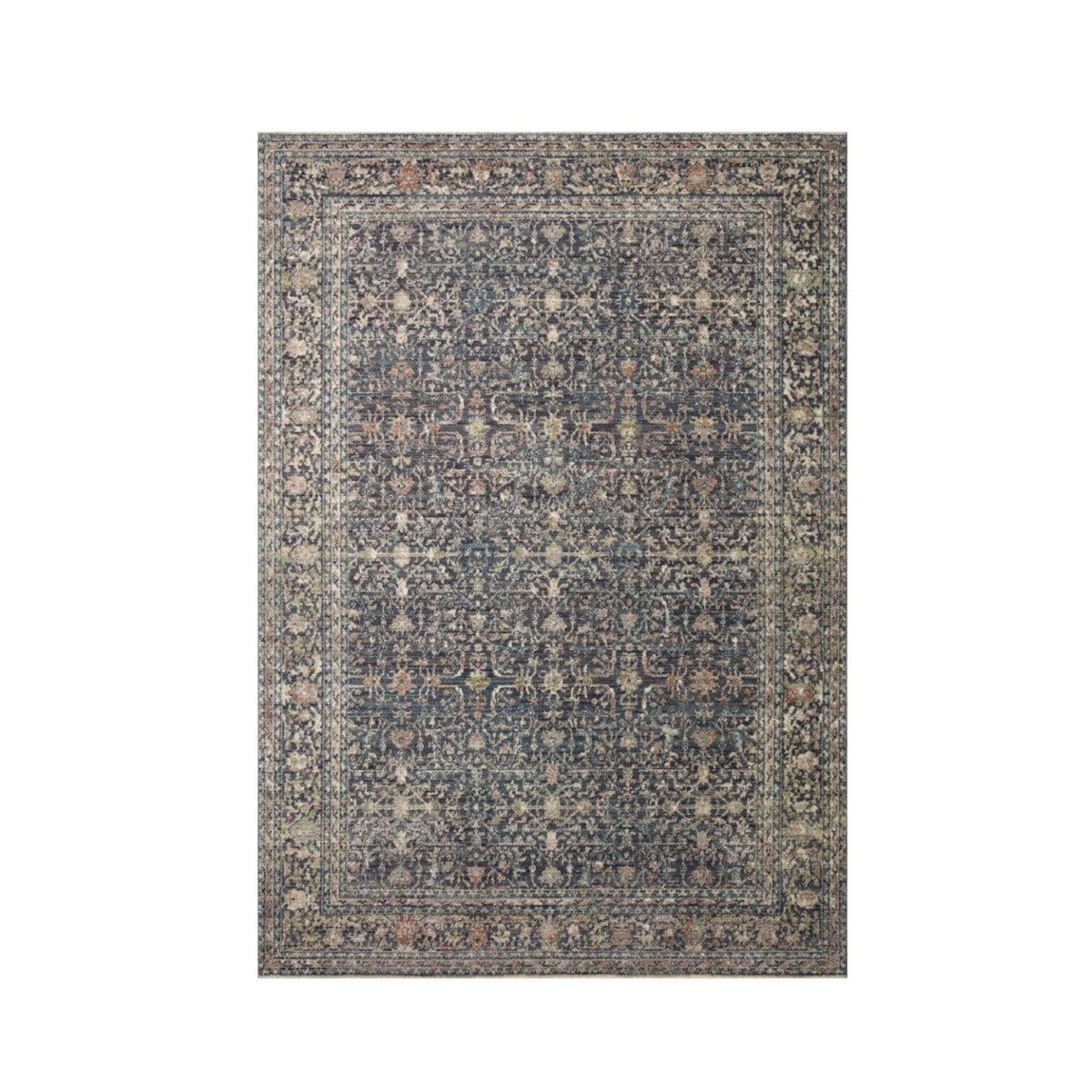 洋楽 303 - City Styles Jean Stoffer x Loloi Bradbury Rug in Midnight/Multi | City Home PDX