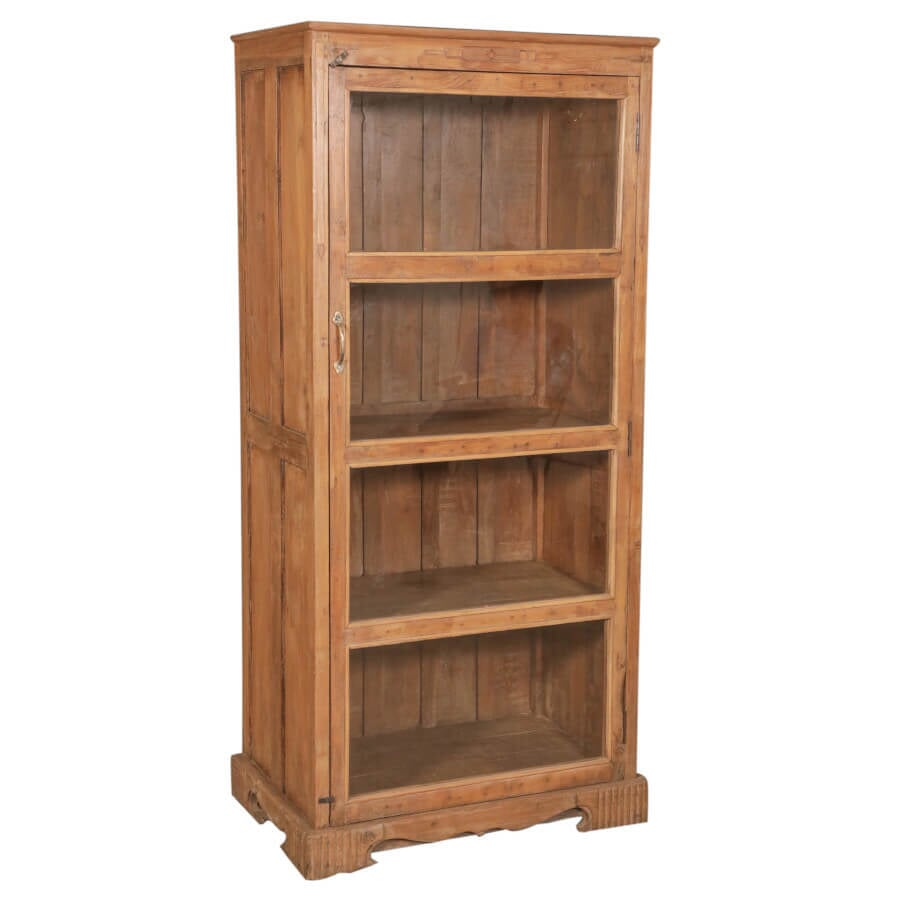 Wooden Cabinet with Glass