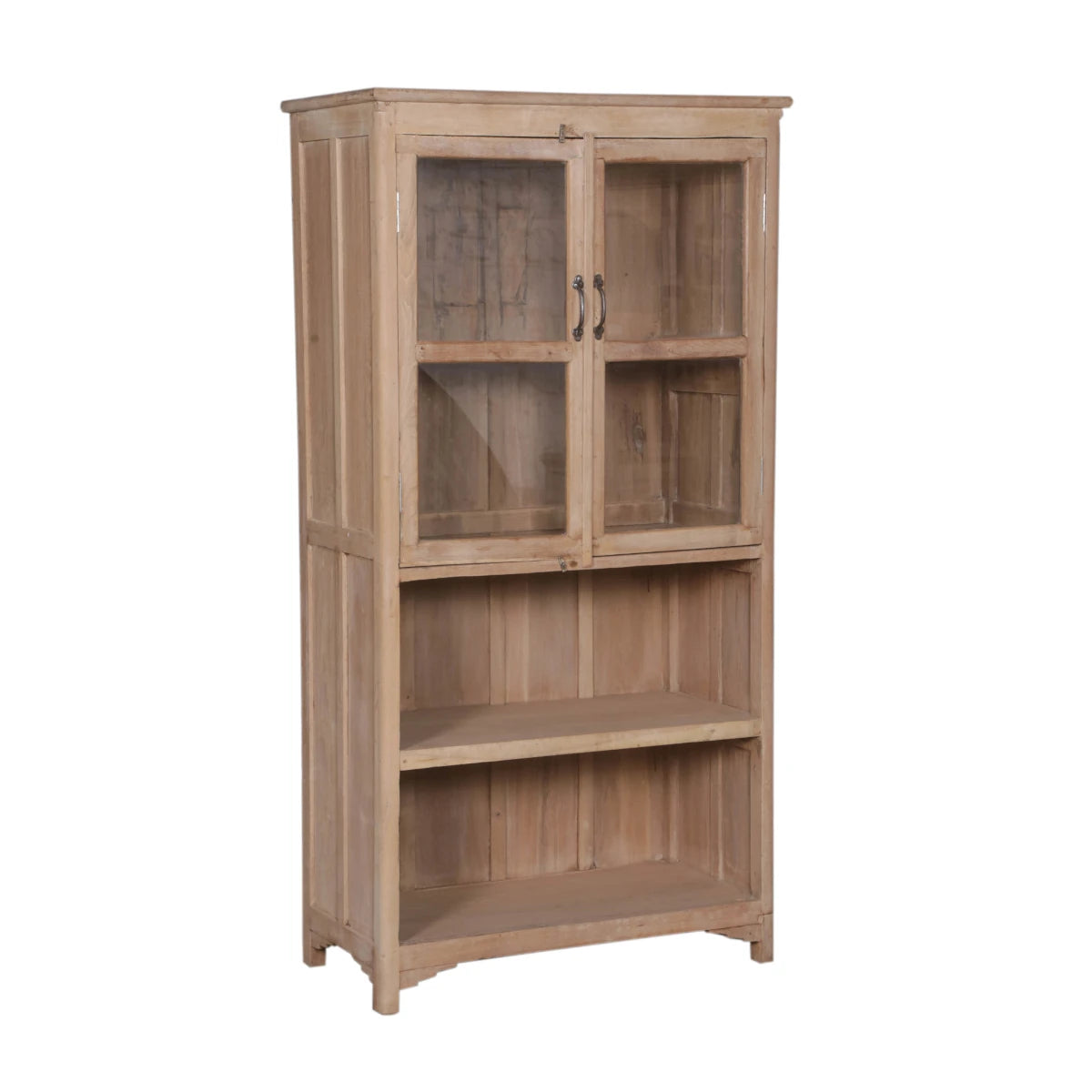 Teak Cabinet with Glass-Style B: Product View
