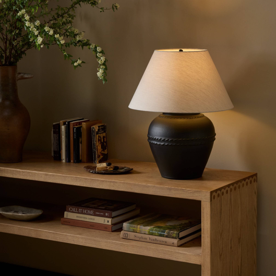 Caius Table Lamp: Light-On Product View