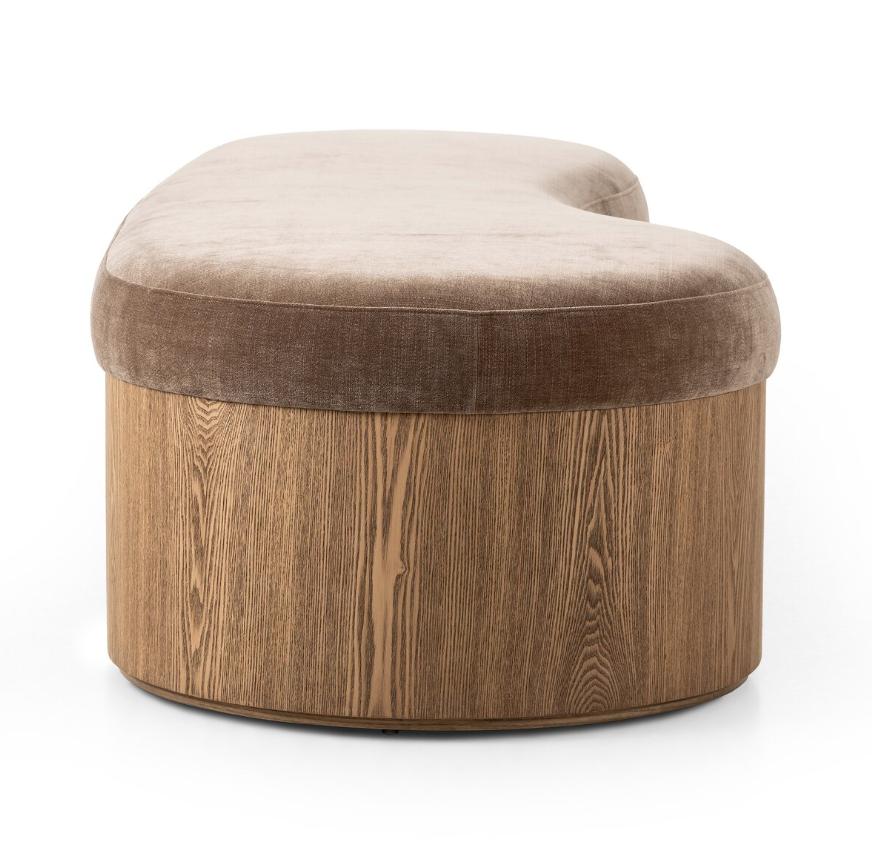 Celeste Accent Bench: 2nd Product Side View