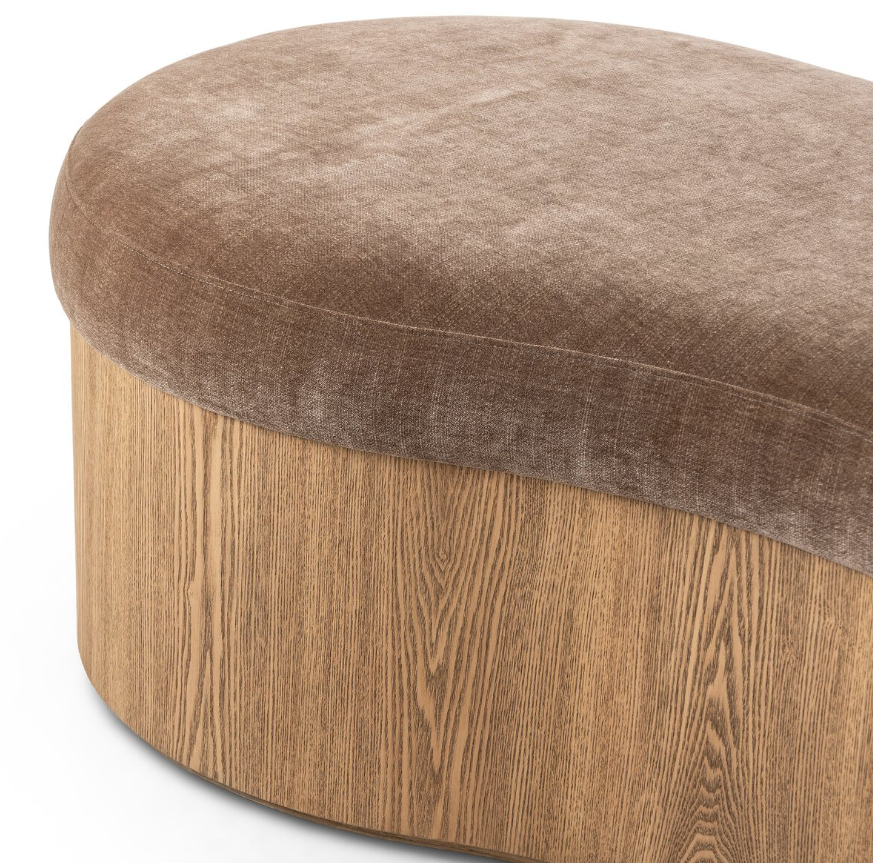 Celeste Accent Bench: Product Corner View