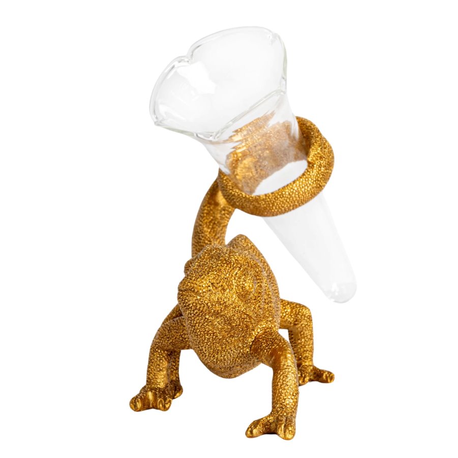 Chameleon w/Glass Vase: Front Product View