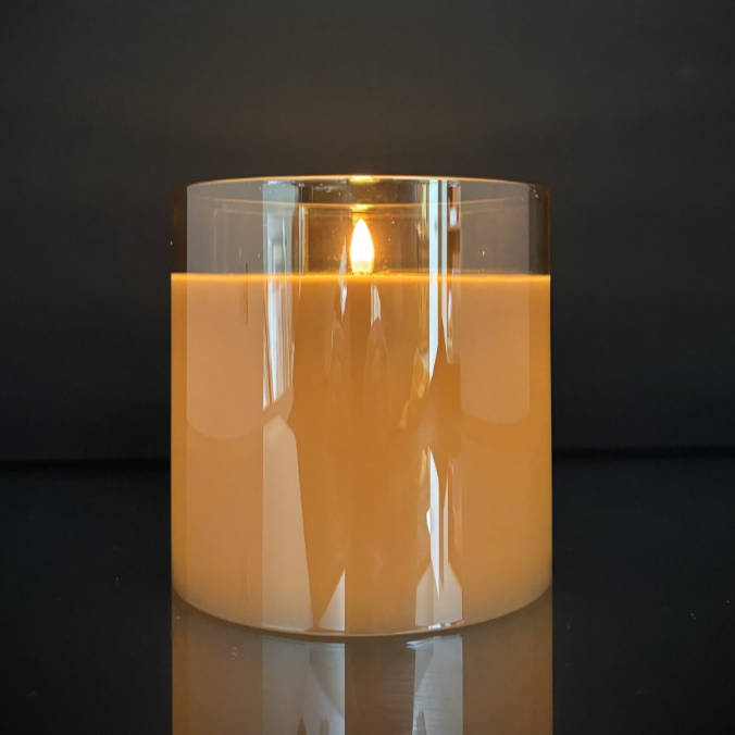 Champagne Radiance Poured Candle: Available at City Home PDX
