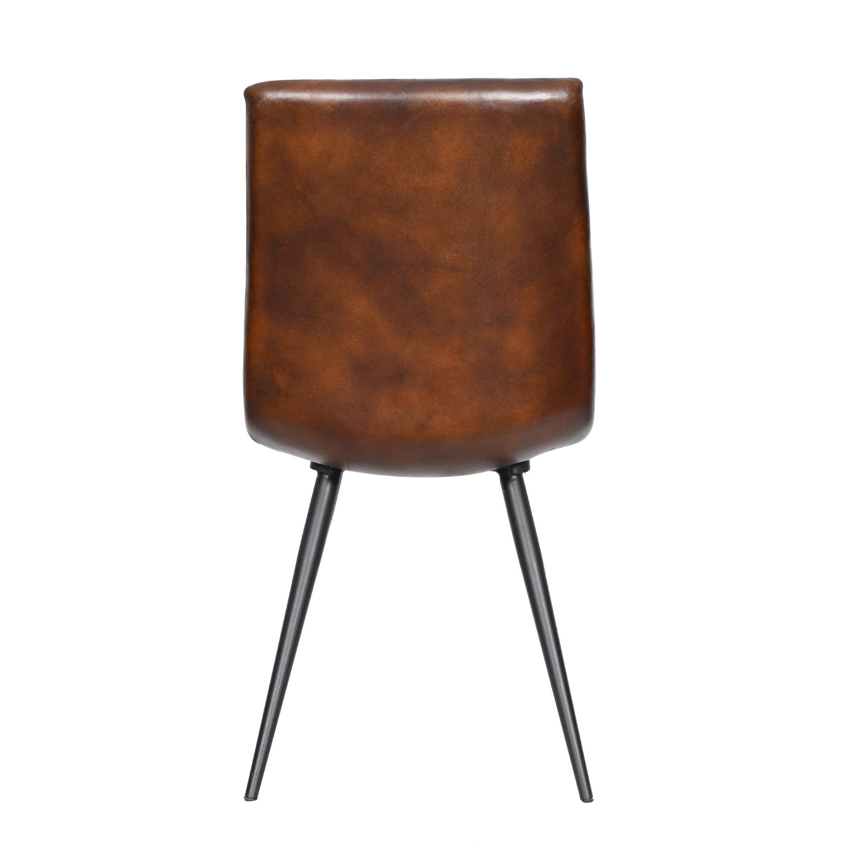 Chelsea Dining Chair in Chestnut Brown: Product Back View