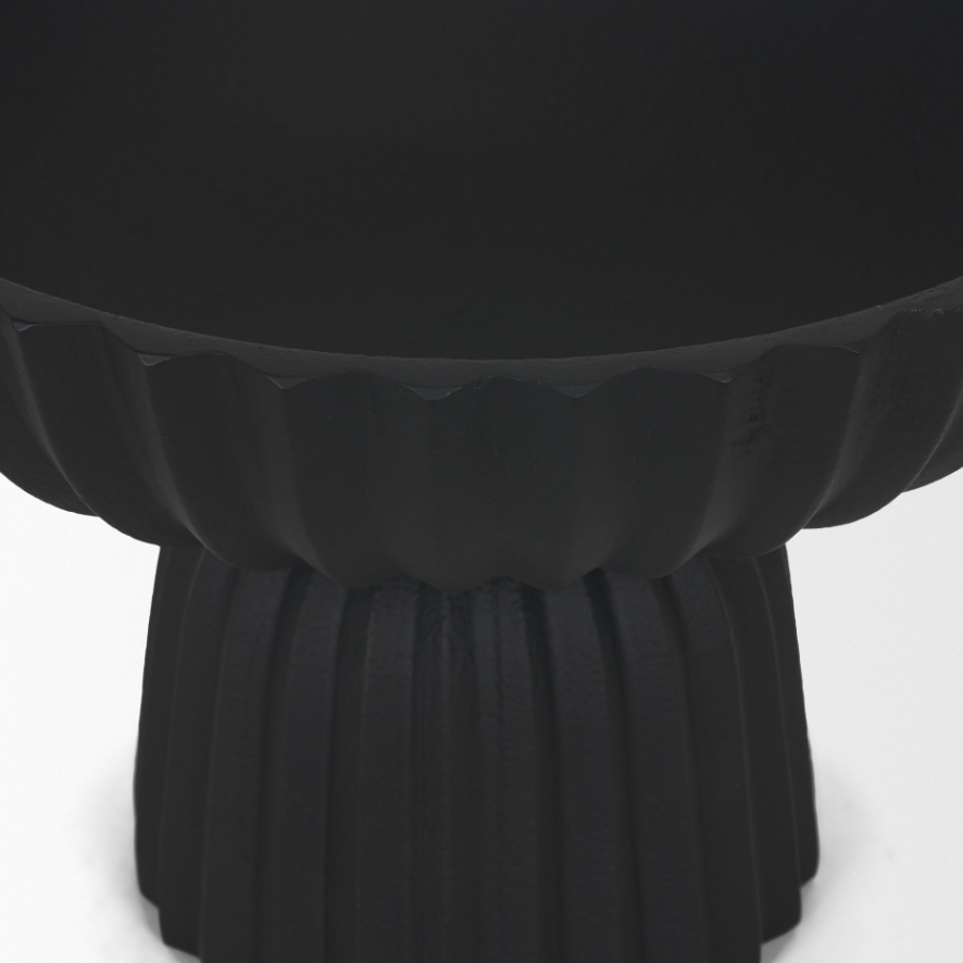 Ciaran Fluted Bowl: Product Pedestal Base View