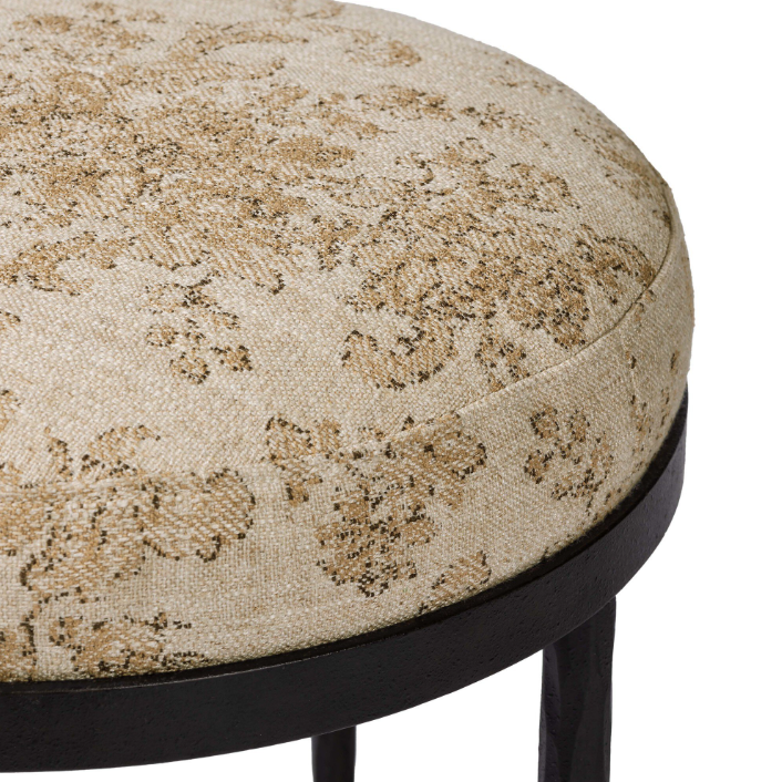 Corinne Accent Stool: Product Seat Corner View
